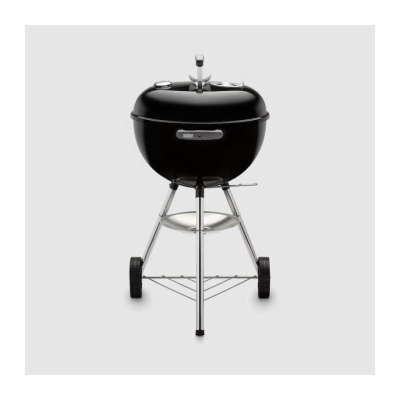 Barbecue a charbon - WEBER - Classic Kettle - Acier émaillé - Diametre 47 cm - Thermometre intégré