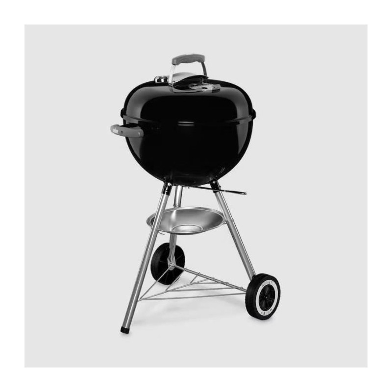 Barbecue a charbon - WEBER - Classic Kettle - Acier émaillé - Diametre 47 cm - Thermometre intégré