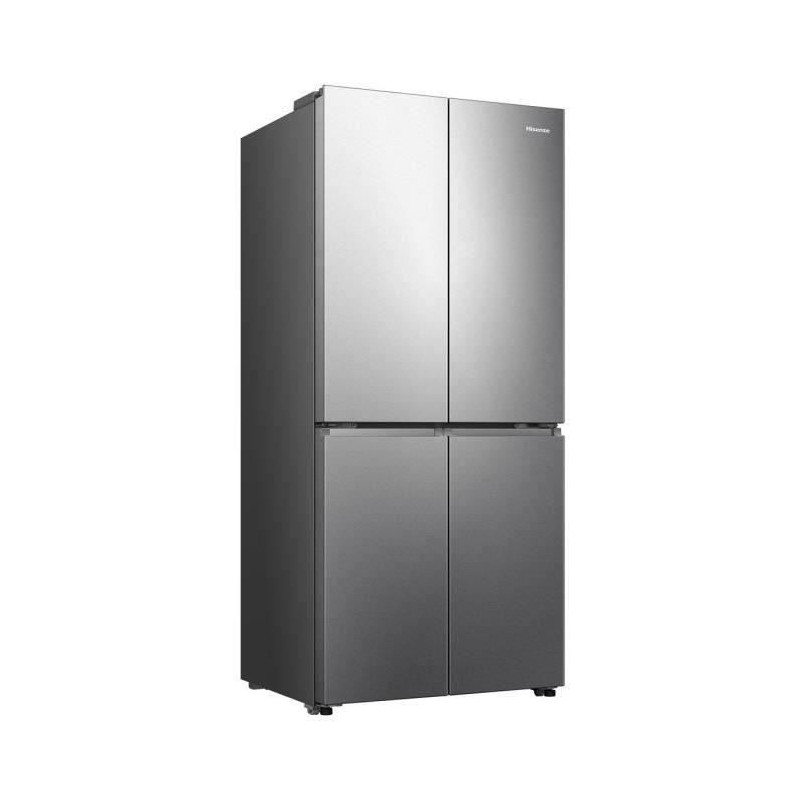 Réfrigérateur américain HISENSE - RQ5P470SEIE - 4 portes - Classe énergétique E - 84,2 x 74,4 x 188,5 cm - Inox