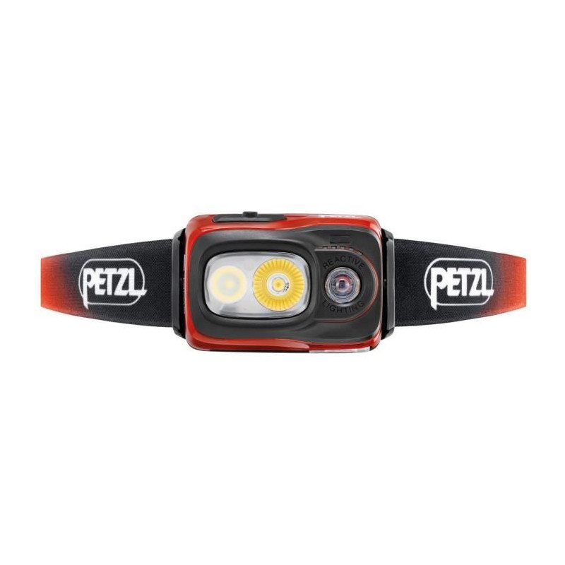 Lampe frontale multisport - PETZL - SWIFT RL - 1100 lumens - Bandeau réfléchissant - Batterie rechargeable - Orange