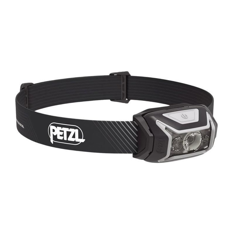 Lampe frontale - PETZL - ACTIK CORE - Peche / Navigation - 600 lumens - Batterie rechargeable incluse - Gris