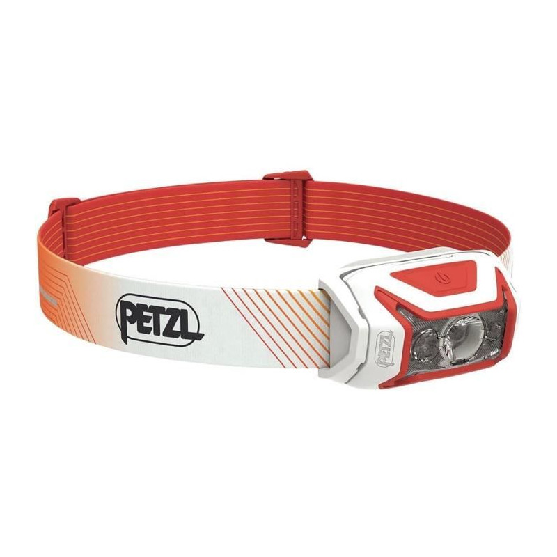 Lampe frontale - PETZL - ACTIK CORE - Peche / Navigation - 600 lumens - Batterie rechargeable incluse - Rouge