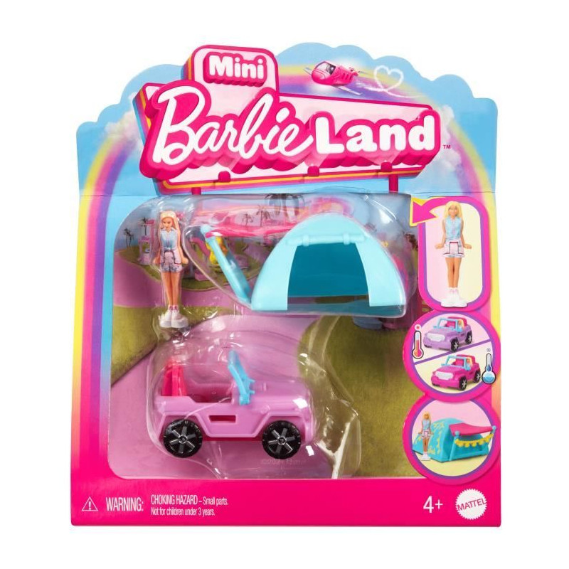 BARBIE Mini Barbieland mini véhicule de reve HYF38 - modele aléatoire