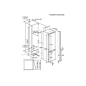 Réfrigérateur congélateur en bas Electrolux ENP7MD19S ENCASTRABLE 188CM