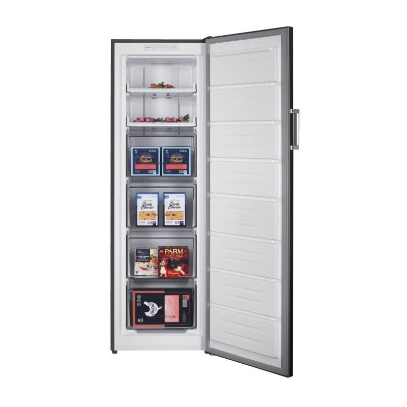 Congélateur armoire 204L - Total No Frost (Sans givre) - Classe E - Silver - L54 cm x H171 cm