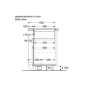 Plaque induction Siemens ED711FQ15E + HOTTE INTEGREE