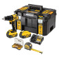 Perceuse visseuse à percussion 18V XR Brushless + 2 batteries 5Ah + chargeur + coffret TSTAK DEWALT DCZ100P2KT QW