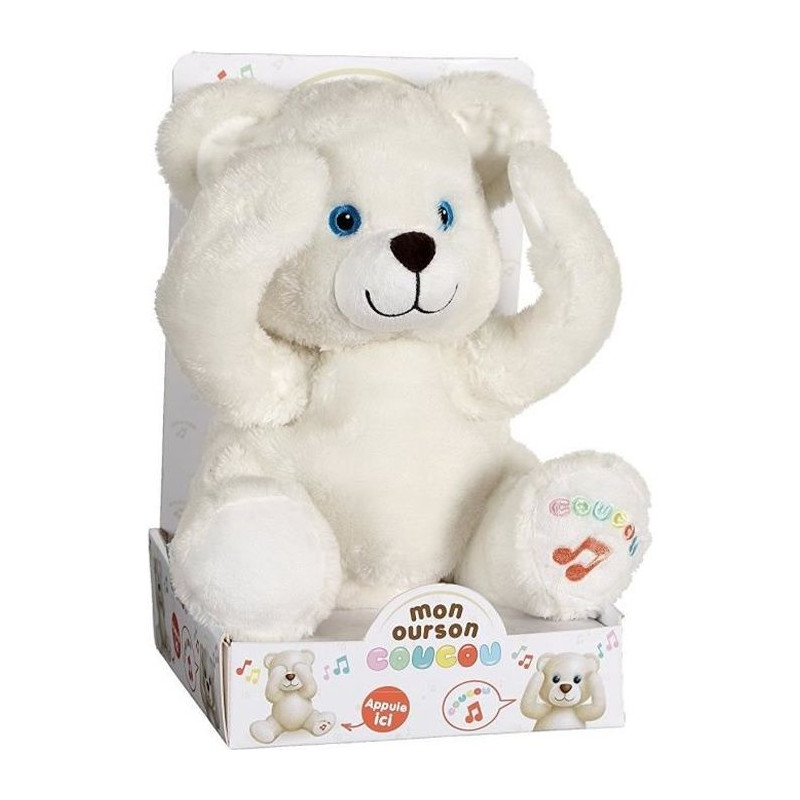 Peluche Ourson Coucou - GIPSY - 25 cm - Mixte - Plush