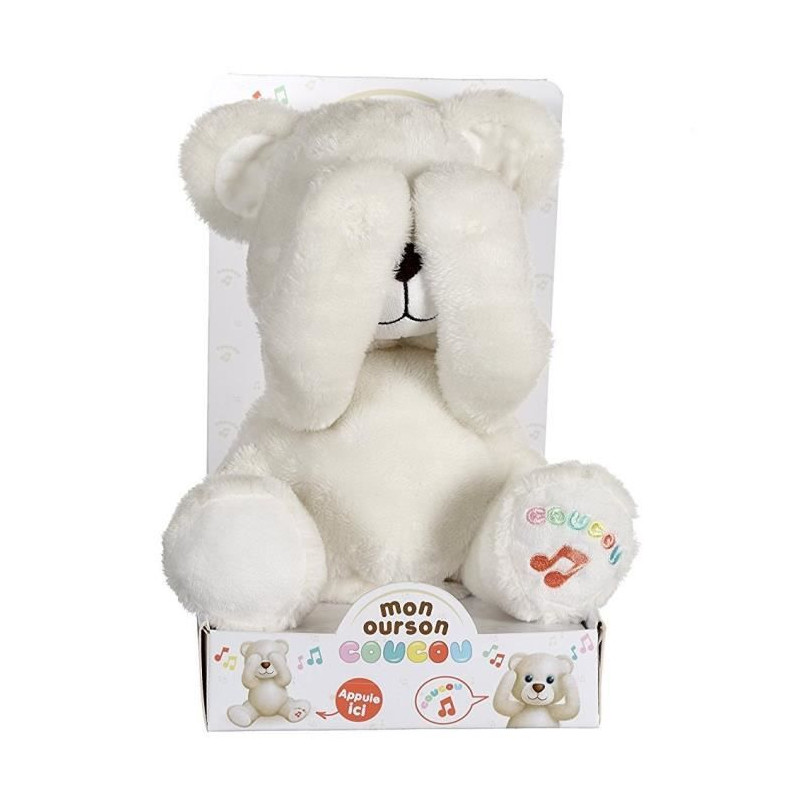 Peluche Ourson Coucou - GIPSY - 25 cm - Mixte - Plush