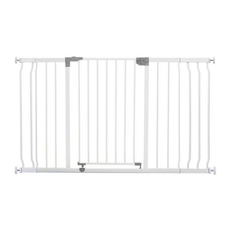 Barriere de sécurité - DREAMBABY - LIBERTY - 1 barriere + 2 extensions - 126-132,5 cm - Blanc