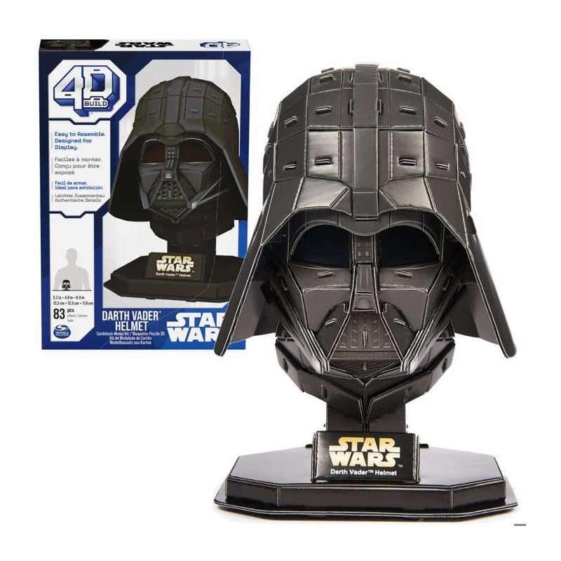 SPIN MASTER CASQUE DARK VADOR Star Wars 4D Build