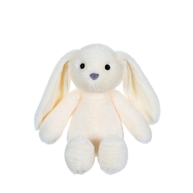 Peluche Lapin Trendy Bunny - GIPSY TOYS - Creme, 28 cm