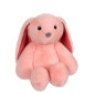 Peluche Lapin Trendy Bunny - GIPSY TOYS - Rose, 28 cm