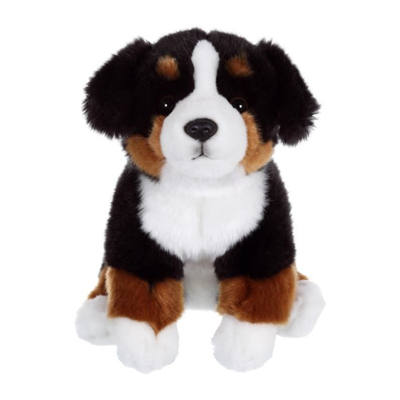 Peluche Chien Bouvier Bernois - GIPSY TOYS - Assis, 25 cm