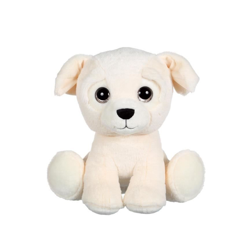 Peluche Chien Puppy Eyes Pets - GIPSY TOYS - Creme, 40 cm