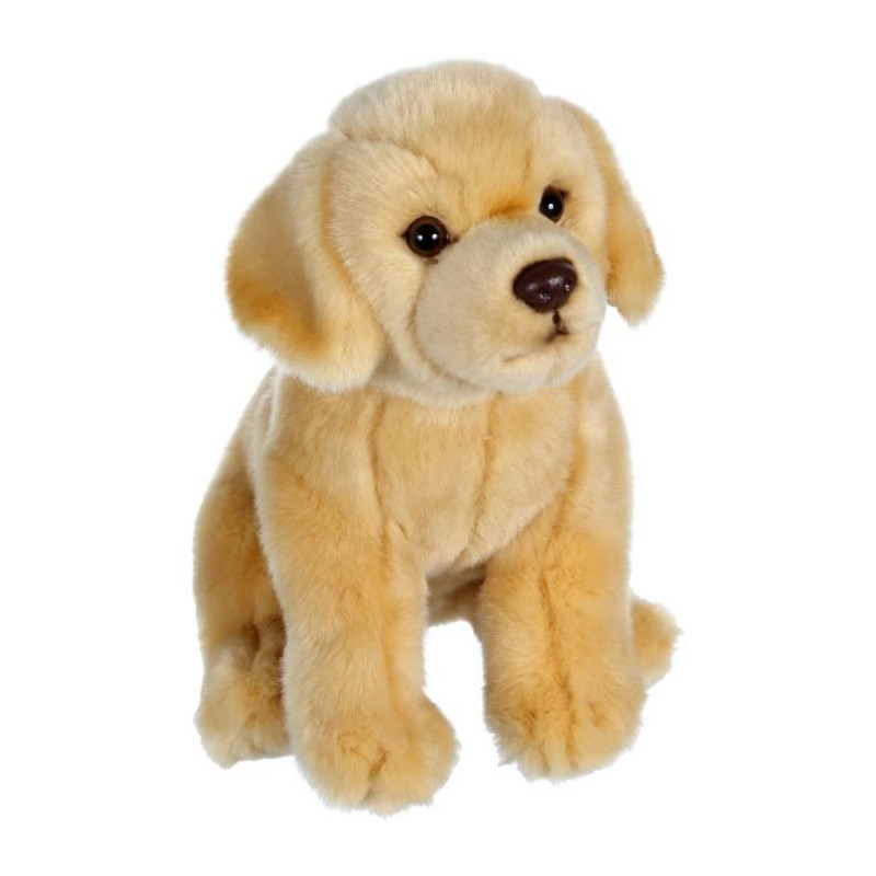 Peluche Chien Labrador Beige - GIPSY TOYS - Assis, 25 cm