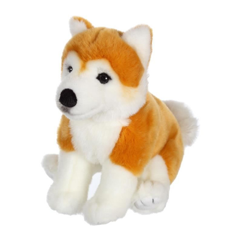 Peluche Chien Shiba - GIPSY TOYS - Assis, 25 cm