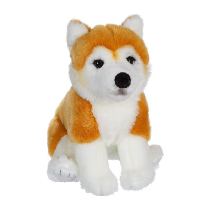 Peluche Chien Shiba - GIPSY TOYS - Assis, 25 cm