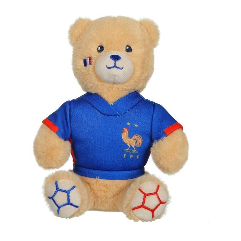 Peluche Ours FFF - GIPSY TOYS - Maillot, 15 cm