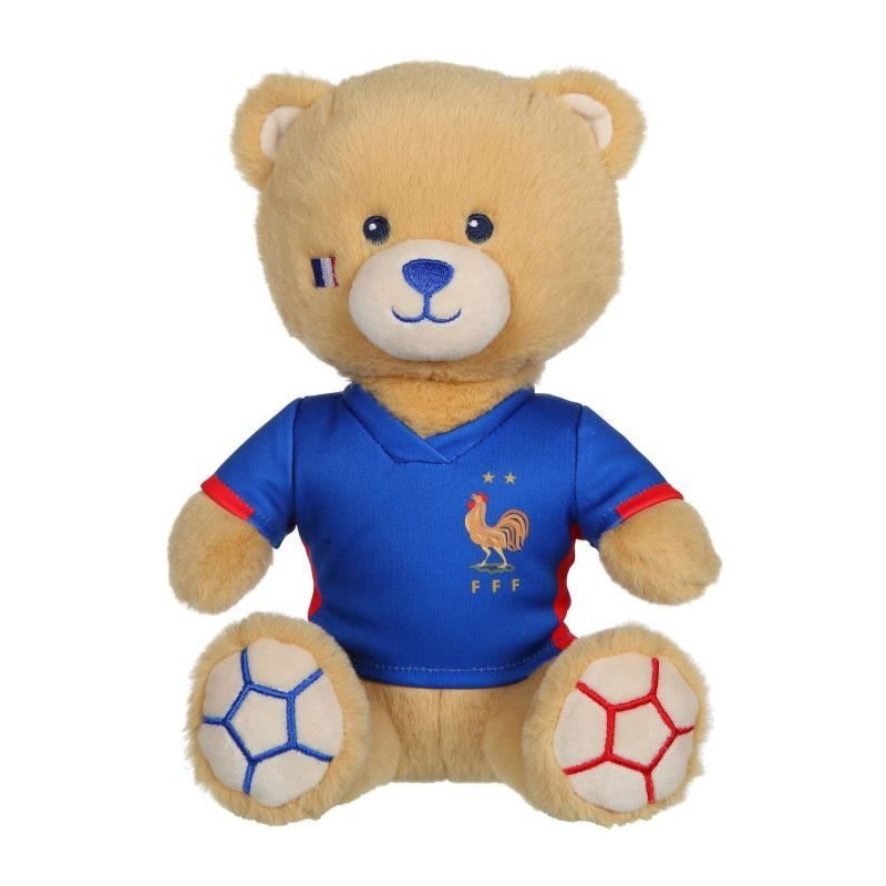 Peluche Ours FFF - GIPSY TOYS - Maillot, 24 cm