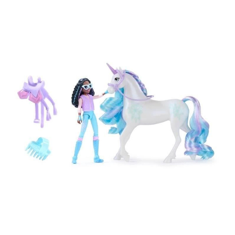 SPIN MASTER COFFRET LICORNE ET POUPEE GLACIER ET LAYLA Unicorn Academy