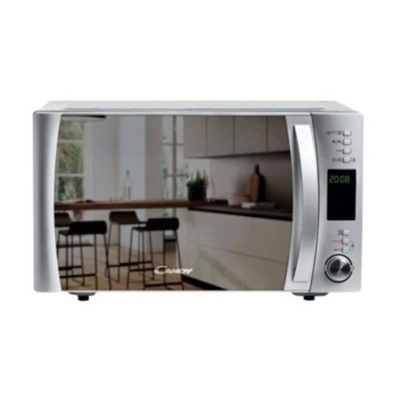 CBWM30DS Micro-ondes Gril - 30L -MO 900W - Plateau tournant 31,5cm Fonction Silence - Fonction EcoCuisson express - Porte miroir