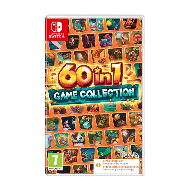 60 in 1 Game Collection Code in a box Nintendo Switch