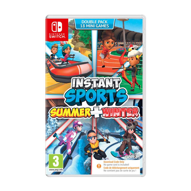 Instant Sports Summer + Winter Code in a box Nintendo Switch