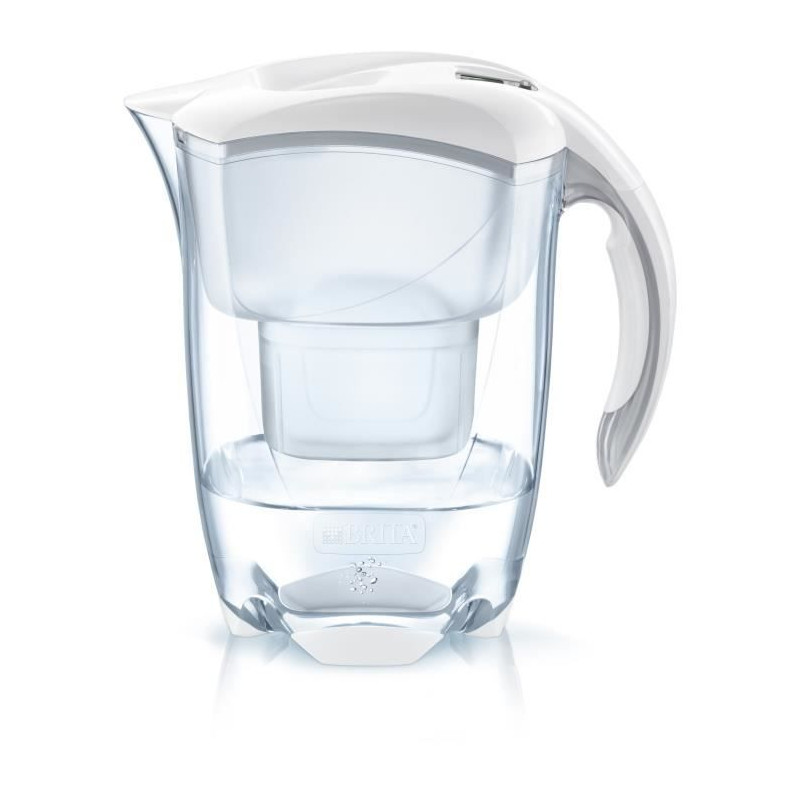 BRITA Carafe filtre ELEMARIS Blanc + 1 cartouche de rechange