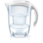 BRITA Carafe filtre ELEMARIS Blanc + 1 cartouche de rechange