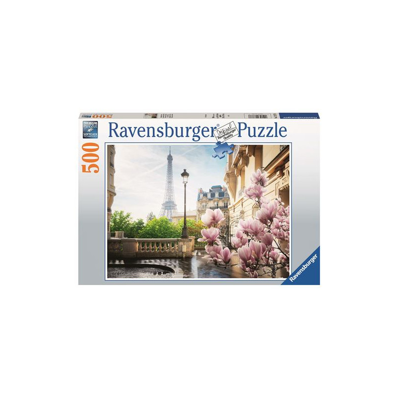 Puzzle Ravensburger Le printemps à Paris 500 pièces