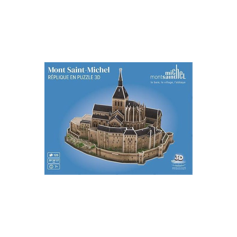 Puzzle 3D 125 pièces Megableu Mont Saint Michel