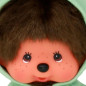 Peluche Monchhichi Dinosaure - BANDAI - 20 cm - Douce peluche