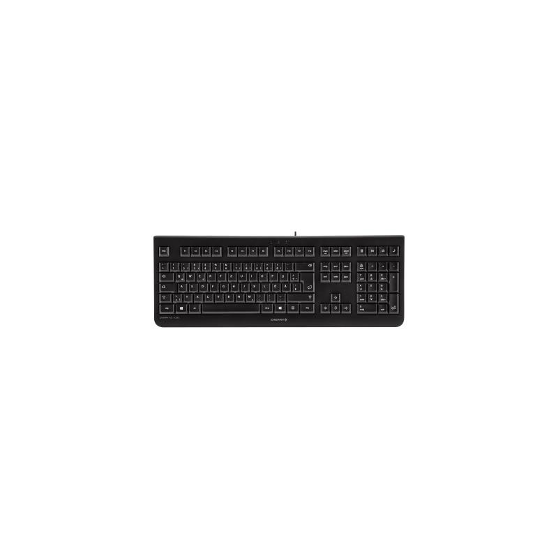 Cherry KC 1000 Tastatur Deutsch Schwarz (JK-0800DE-2) (JK0800DE2)