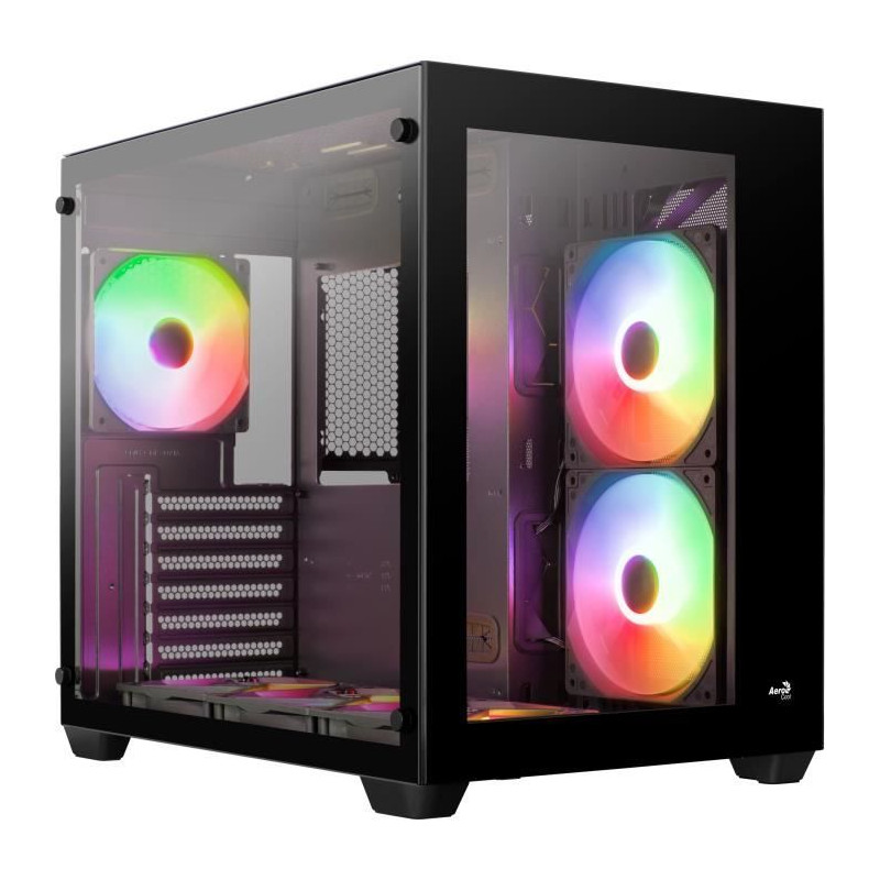 Boîtier PC - AEROCOOL - Dryft G v2 (Noir) - Cube - Format ATX - Sans alimentation