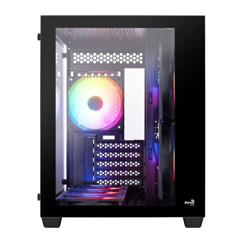 Boîtier PC - AEROCOOL - Dryft Mini G v1 (Noir) - Cube - Format Micro-ATX - Sans alimentation