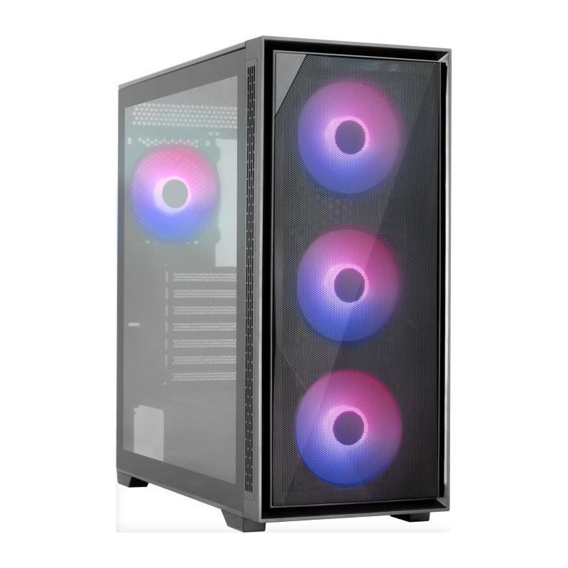 Boîtier PC - AEROCOOL - Geoflow G v2 (Noir) - Moyen tour - Format ATX - Sans alimentation