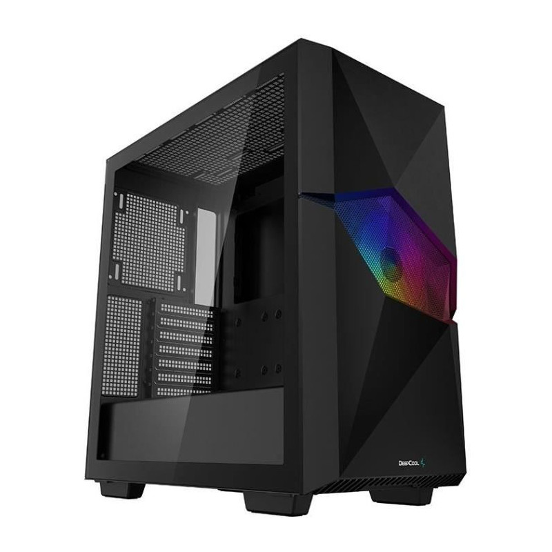 Boîtier PC - DEEPCOOL - Cyclops (Noir) - Moyen tour - Format E-ATX - Sans alimentation