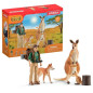 Coffret Aventures en Océanie, figurines animaux sauvages, Schleich 42550 Wild Life, Pour enfant des 3 ans