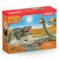 Coffret Duel Aligator/Anaconda, figurines animaux sauvages, Schleich 42559 Wild Life, Pour enfant des 3 ans