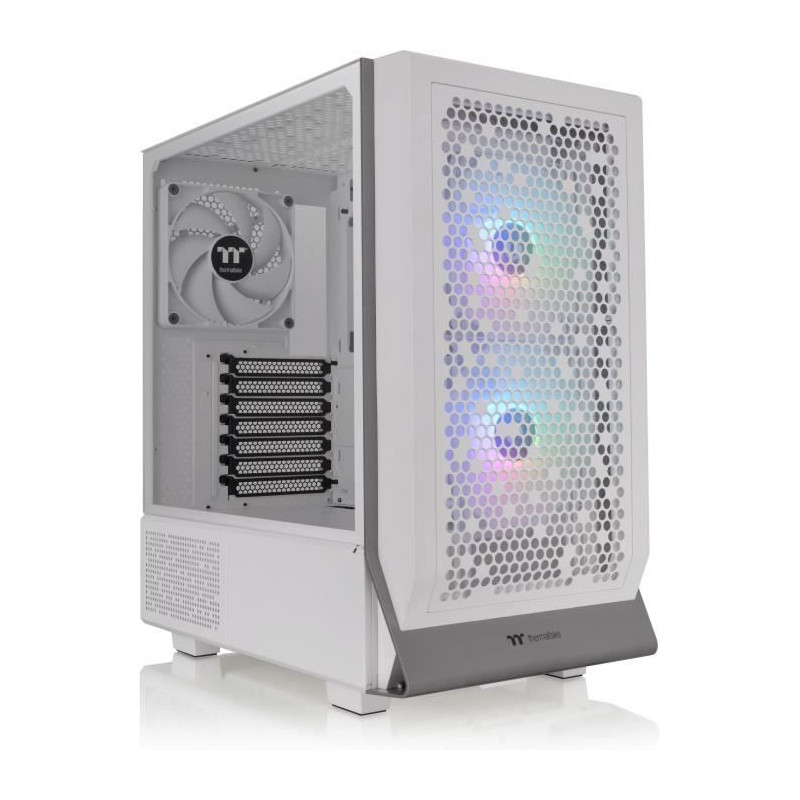 Boîtier PC - THERMALTAKE - CERES 300 TG ARGB (Blanc) - Moyen tour - Format E-ATX - Sans alimentation