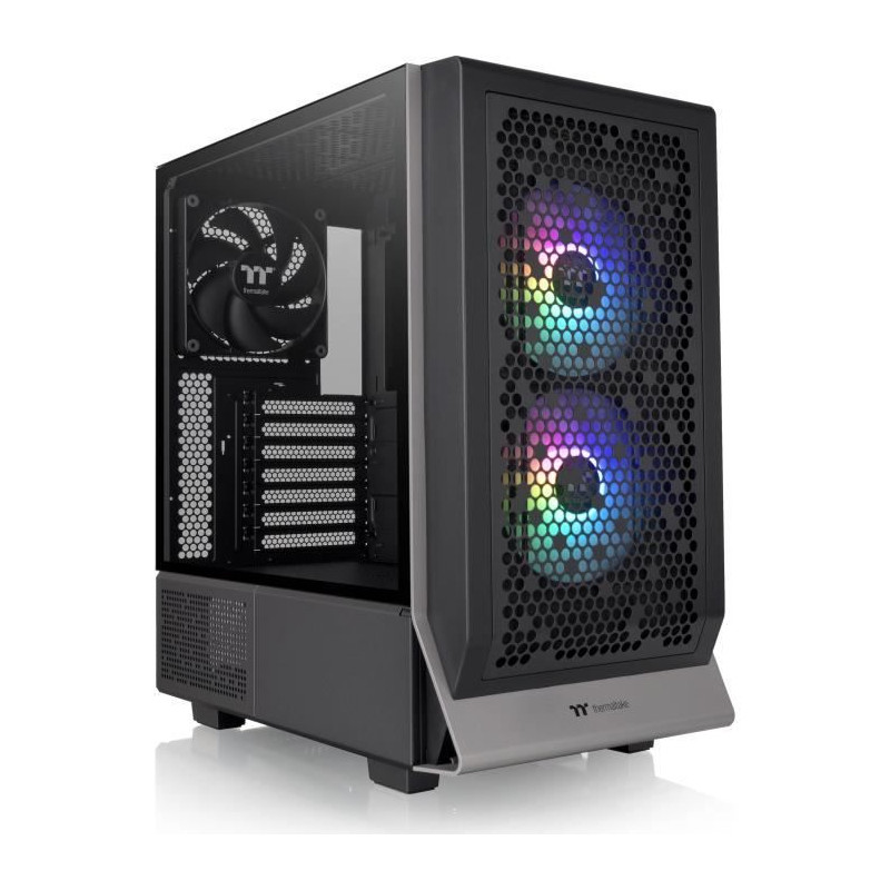 Boîtier PC - THERMALTAKE - CERES 300 TG ARGB (Noir) - Moyen tour - Format E-ATX - Sans alimentation