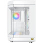 Boîtier PC - XIGMATEK - CUBI Arctic (Blanc) - Cube - Format E-ATX - Sans alimentation