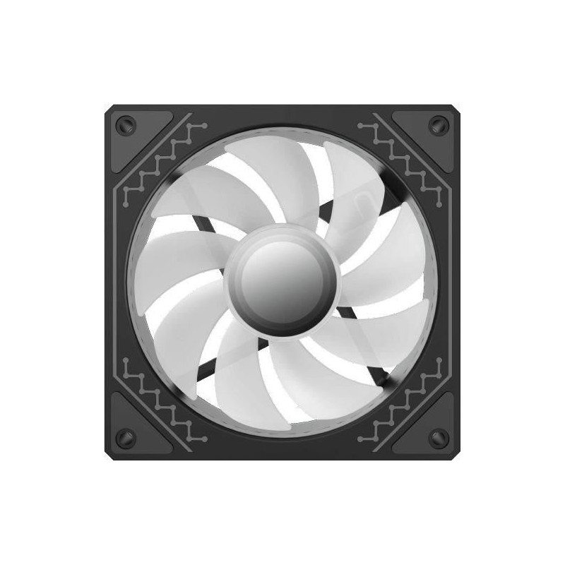 XIGMATEK - Starz Pro (Noir) (Pack de 3) - Ventilateurs 3x120mm A-RGB pour boitier PC