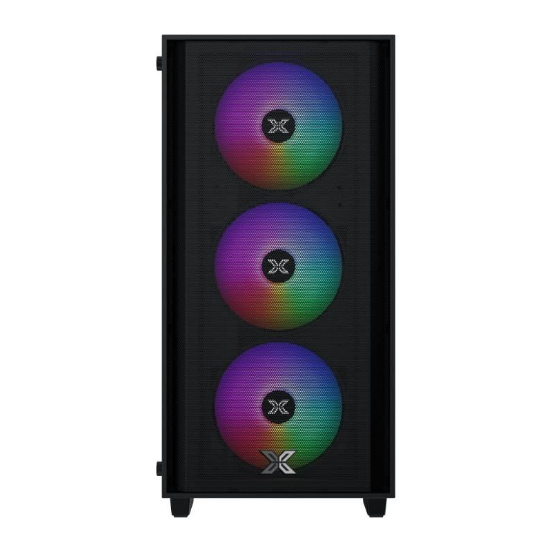 Boîtier PC - XIGMATEK - NYX Air II (Noir) - Mini tour - Format Micro-ATX - Sans alimentation