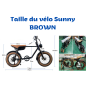 Vélo électrique SUNNY BROWN E3 tout terrain 20" - Noir