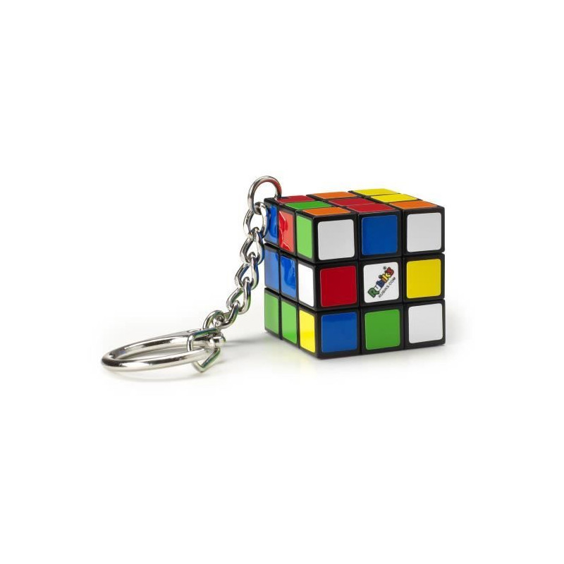 Jeu casse-tete Rubik's Cube 3x3 porte-clés - RUBIK'S - Multicolore - Adulte - Garantie 2 ans