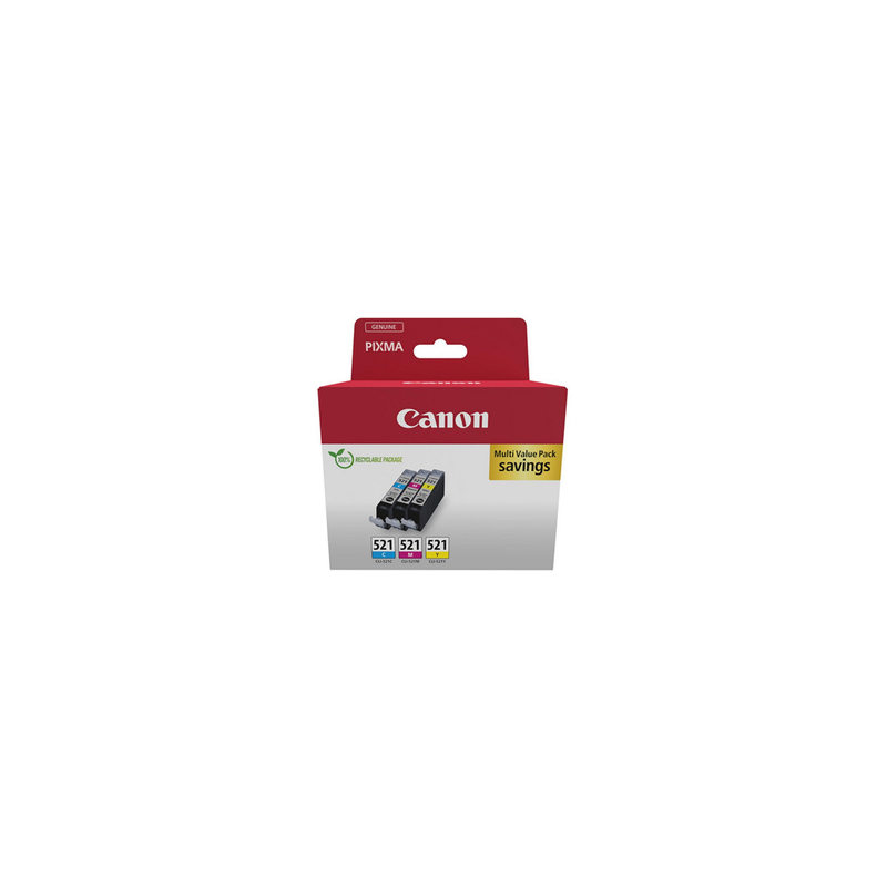 Cartouche d encre Canon MULTI PACK CLI521 3 couleurs