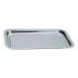 Ravier rectangulaire en inox poli standard 20x12x2cm MALLARD FERRIER 40055