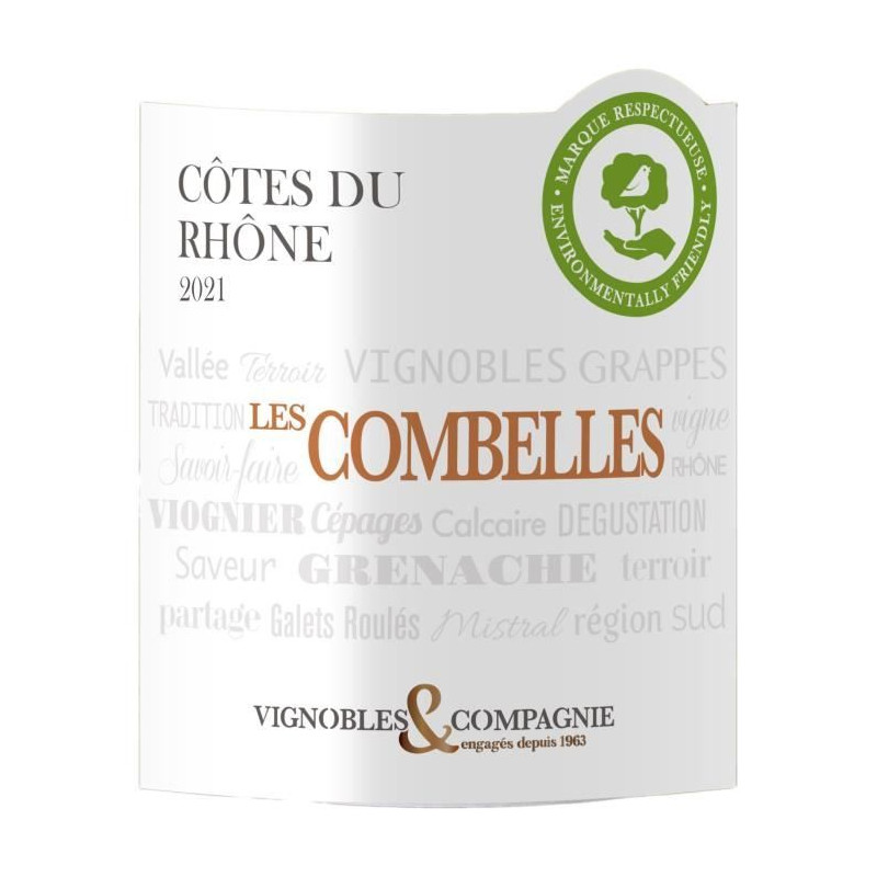 Les Combelles 2017 Côtes du Rhône - Vin blanc des Côtes du Rhône